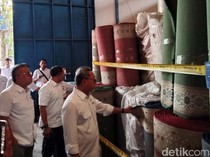 Menteri Perdagangan Zulkfili Hasan Segel 2.939 Karpet Asal Turki