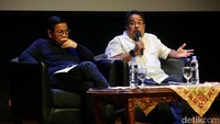 Dialog itu membahas peran seni budaya sebagai pilar pengembangan Jakarta Kota Global.