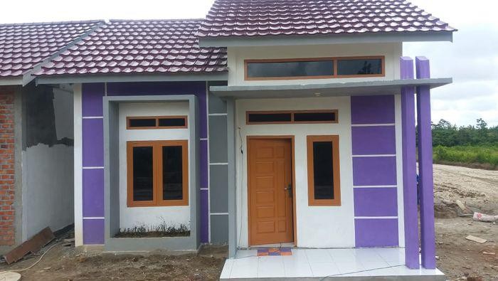 Penampakan rumah di Ar Rahman Residence 2 Tahap 2.