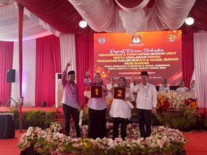 Nomor Urut Pilbup Musi Rawas: Ratna-Suprayitno 1, Suwarti-Thamrin 2