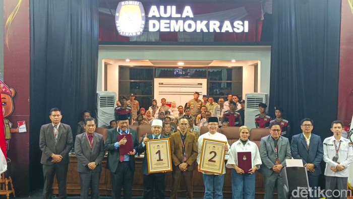 Pengundian nomor urut pasangan Gubernur/Wakil Gubernur Bengkulu