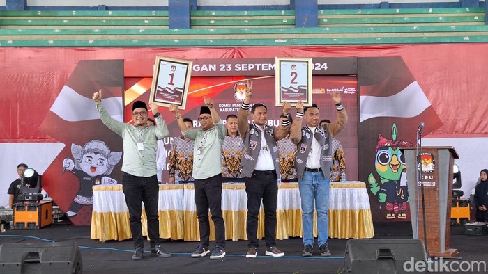 Pengundian nomor urut paslon Lamongan