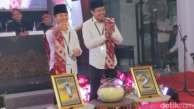 Pengundian nomor urut Pilbup Trenggalek
