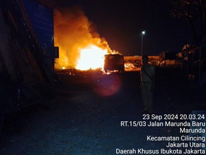 Kebakaran TPS Sambar Truk DLH di Cilincing Ternyata Dipicu Puntung Rokok