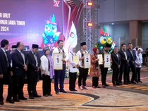 Nomor Urut Pilgub Jatim: LUMAN 1, Khofifah-Emil 2, Risma-Gus Hans 3