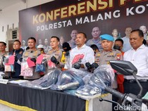 21 Kasus Kriminal di Kota Malang Diungkap Selama Agustus-September 2024