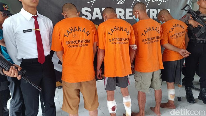 Tampang 4 perampok sadis di Pamijahan, Bogor