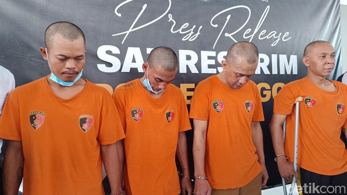 Tampang 4 perampok sadis di Pamijahan, Bogor