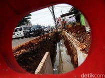 Awas Terperosok, Galian di Cirendeu Tangsel Tanpa Pengaman