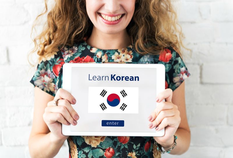 Bahasa Korea Ilustrasi belajar bahasa Korea