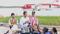 Pada kesempatan yang sama, Menteri Perhubungan Budi Karya Sumadi mengatakan, persiapan pendaratan pesawat kepresidenan telah dilakukan selama beberapa minggu ke belakang. Menhub turut menuturkan bahwa pengerjaan Terminal VVIP hampir rampung. 