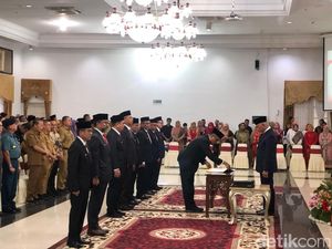 Gubernur Sumbar Lantik 9 Pjs Kepala Daerah, Berikut Daftarnya