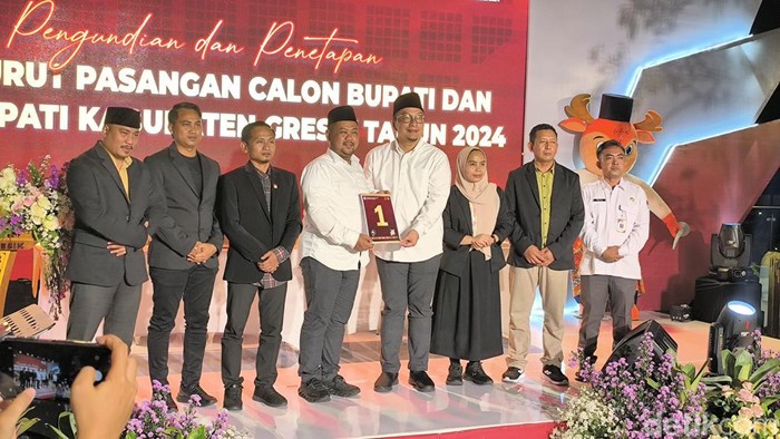 Gus Yani-dr Alif dapat nomor urut 1 di PIlbup Gresik