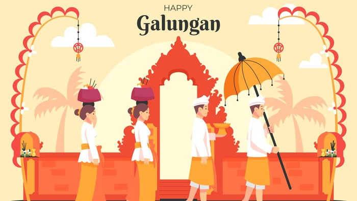 Ilustrasi Hari Raya Galungan