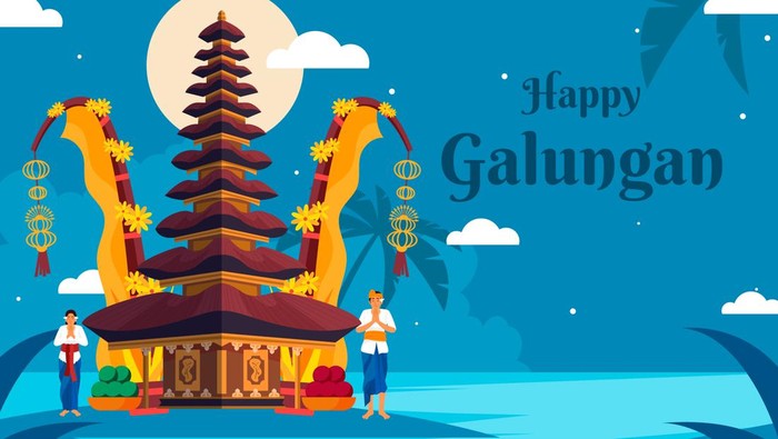 Ilustrasi Hari Raya Galungan