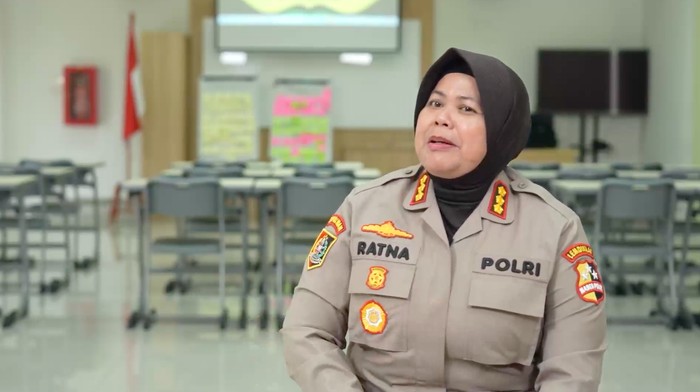 Kepala Sekolah Polisi Wanita (Kasepolwan) Lemdiklat Polri, Kombes Ratna Setiawati