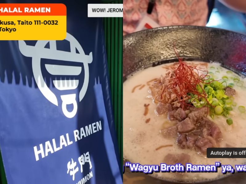 kuliner jepang halal rekomendasi Jerome Polin