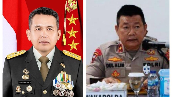 Letjen TNI (Purn) Hilman Hadi dan Brigjen Pol (Purn) Dul Alim