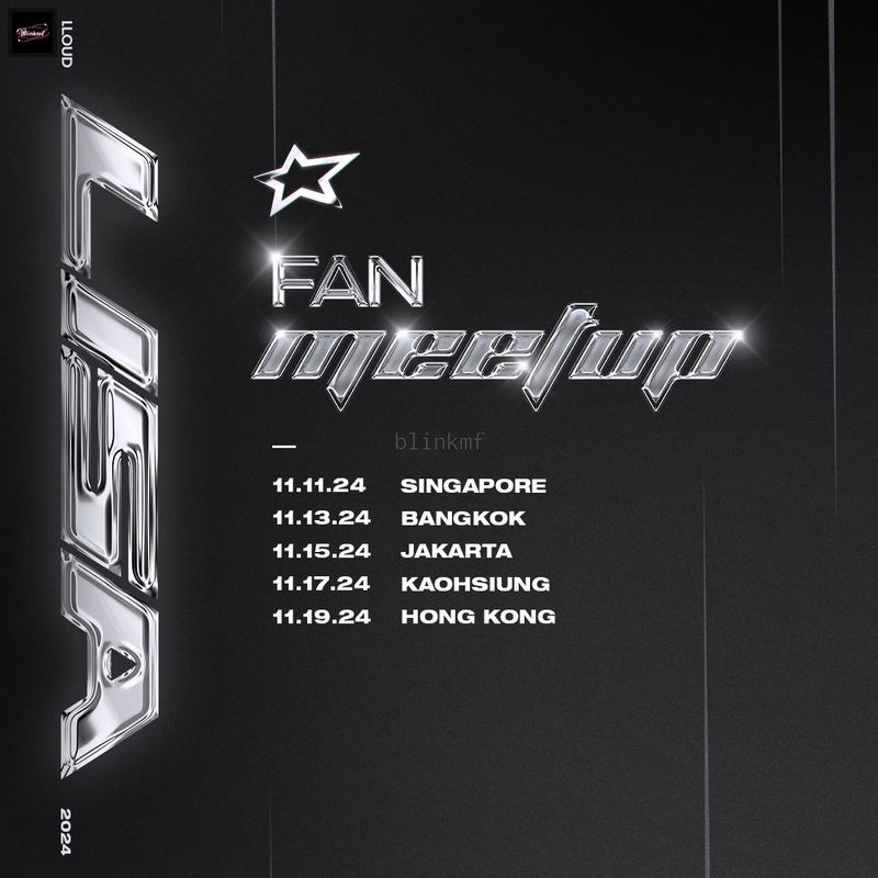 Lisa BLACKPINK mengumumkan jadwal tur fanmeeting di Jakarta