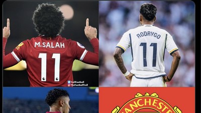 Meme Persamaan Salah, Rodrygo, Raphinha, dan MU... Sama-sama Nomor 11!