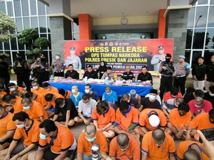 Operasi Tumpas Narkoba di Gresik, 39 Pengedar Diringkus
