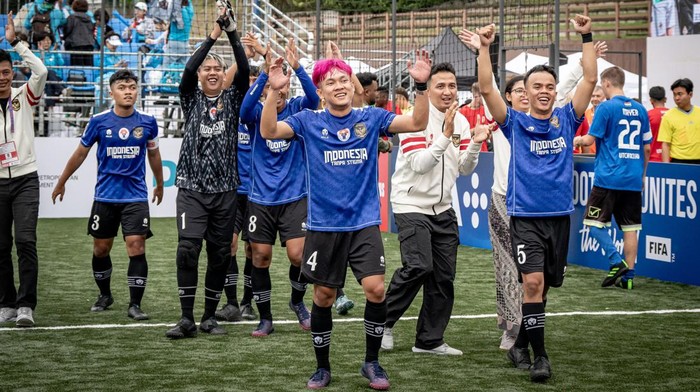 Pemain Timnas Indonesia di Homeless World Cup 2024.