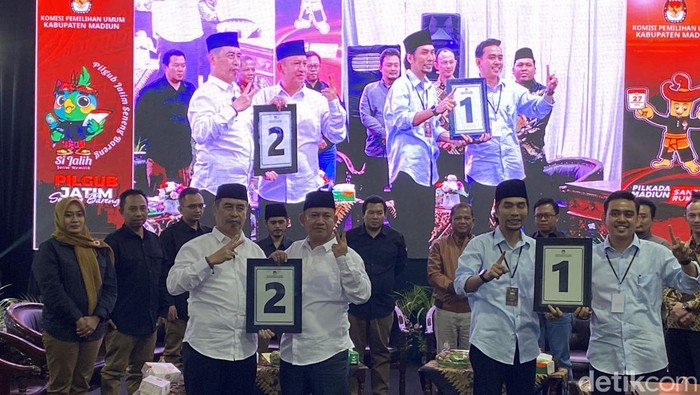 Pengundian Nomor urut pilbup Madiun