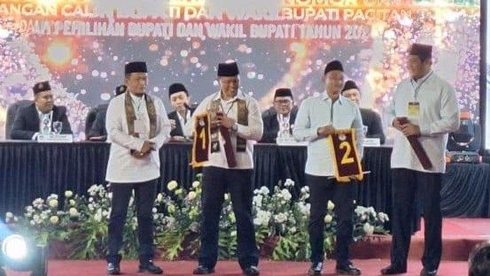 Pengundian nomor urut pilbup pacitan