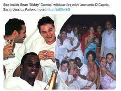 Viral Foto Artis Ikut Pesta Liar Sean Diddy Combs, J-Lo Hingga DiCaprio