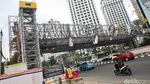 Potret Pembangunan JPO Mas Mansyur, Ditarget Rampung November 2024