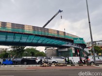Potret Terbaru Pembangunan LRT Velodrome ke Manggarai