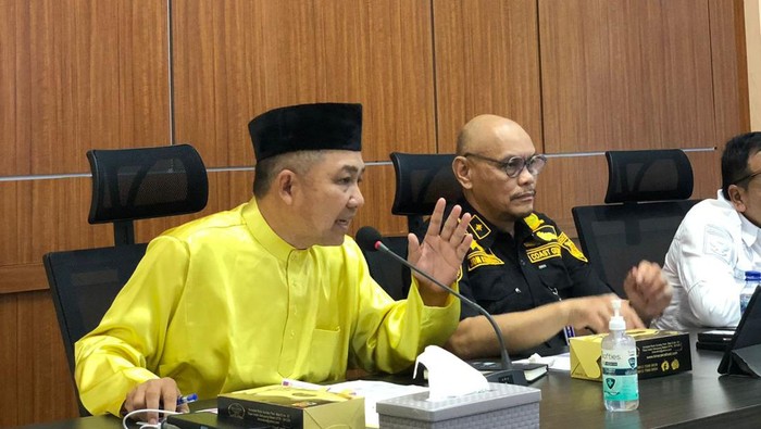 Rapat koordinasi pemberlakuan tiket kapal ferry penumpang di Kantor Kesyahbandaran dan Otoritas Pelabuhan Khusus Batam pada Senin (23/9). (dok. Istimewa)