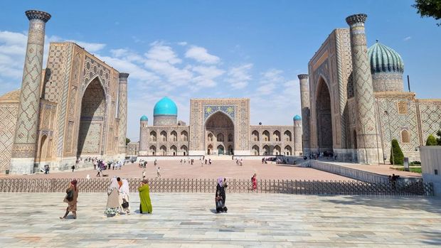 Registan Square, Samarkand, Uzbekistan (Haris Fadhil/detikcom)
