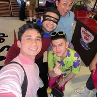 Yang tak kalah mencuri perhatian ialah kehadiran Alshad Ahmad yang sempat dikabarkan berpacaran dengan Tiara Andini. Alshad hadir dengan mengenakan kostum karakter Patrick Star. Foto: Instagram/@alshadahmad