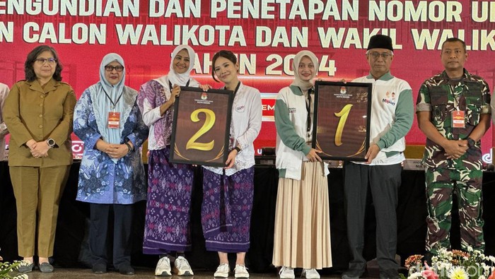 Vinanda-Gus Qowim dapat nomor urut 1 di Pilwali Kediri