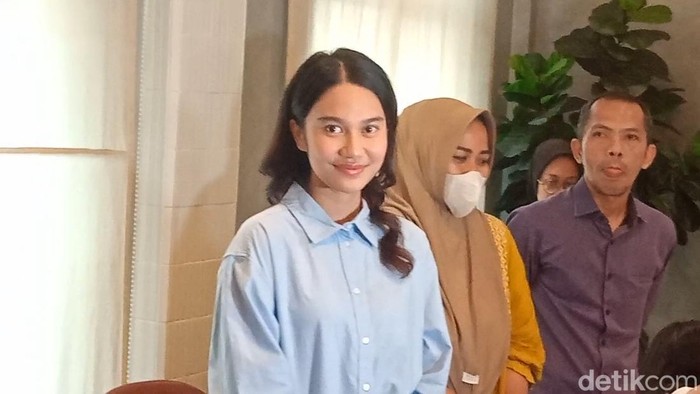 Azizah Salsha saat ditemui di kawasan Jakarta.