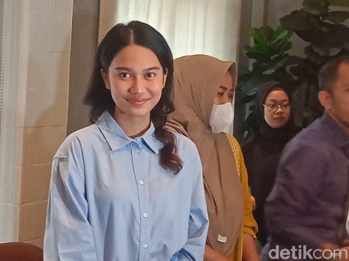 Azizah Salsha saat ditemui di kawasan Jakarta.