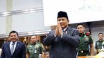 Jelang Akhir Jabatan, Menhan Prabowo Pamit ke Komisi I DPR
