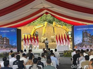 Sibuknya Jokowi dalam Sehari Resmikan 5 Proyek di IKN