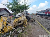 Laka KA Taksaka Vs Truk di Bantul, Sopir Terancam Pidana Bui