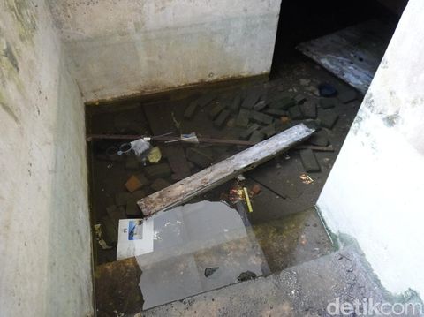 Kondisi bunker kuno di Balai Kota Solo, Rabu (18/9/2024).