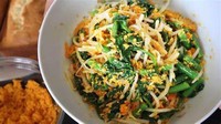 Penyajian urap di masa lampau tercatat pada Prasasti Linggasutan era Kerajaan Medang. Dituliskan bahwa urap sudah disajikan sejak 929 Masehi. Foto: Istimewa