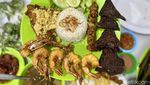 Harum Berempah Nasi Uduk Prasmanan dengan 35 Lauk Sunda