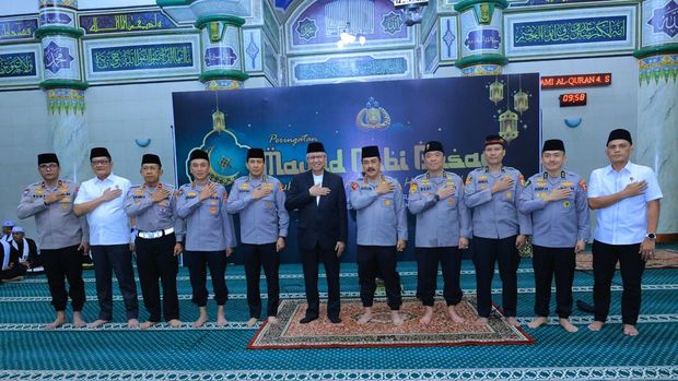 Polri menggelar Peringatan Maulid Nabi Muhammad SAW 1446 Hijriah (H).