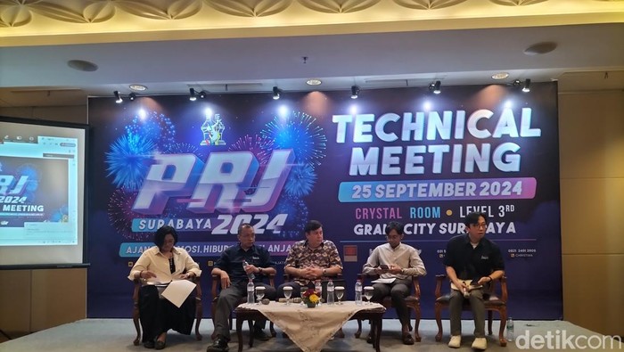 Press conference Pekan Raya Jawa Timur (PRJ) Surabaya