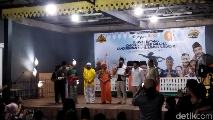RK di sanggar Oplet Robet, Lubang Buaya, Jakarta Timur, (Kurniawan/detikcom).