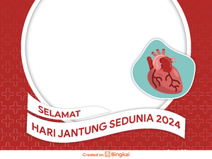 10 Twibbon Kreatif untuk Merayakan Hari Jantung Sedunia 29 September