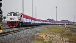 264 Merah Putih Terpasang di 33 Gerbong Kereta, Pecahkan Rekor MURI
