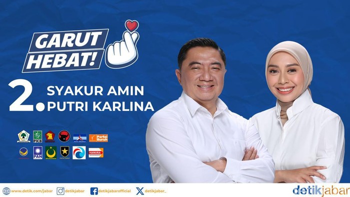 Kolase Syakur-Putri di Pilbup Garut 2024