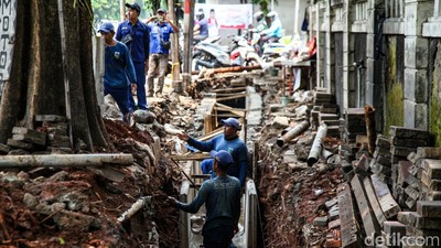 Perbaikan Saluran Air Cegah Genangan dan Banjir di Benhil
